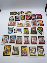 Lot Of 30 Vintage Wacky Pack Stickers 1979