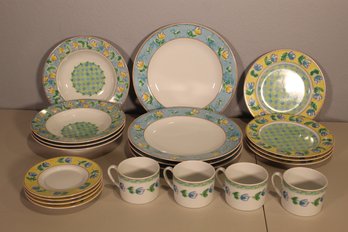 Set Of 20 Studio Nova Floral Flowers Plate & Team Cup Set