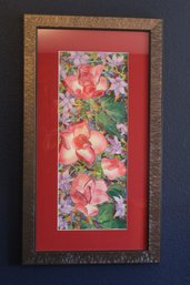 Floral Watercolor Panting Framed