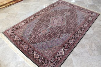 Persian Tabriz Hand Knotted Oriental Rug - 84' X 56'