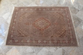 Genuine Handwoven Persian Tabriz 230 Line Wool Area Rug - 4'7 X 7'