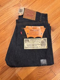 Vintage 1987 Deadstock Levis 501 Jeans 30x40 Made In USA NWT Levi Shrink To Fit Denim
