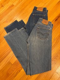 Lot Of 2 Vintage 1990s Levi's 501 501xx Shrink To Fit Raw Denim Size 31 X 40 Levi Jeans