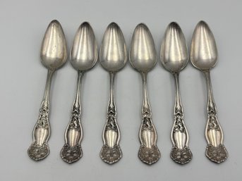 Lot Of 6 Small WM Rogers Silver Plate Spoons