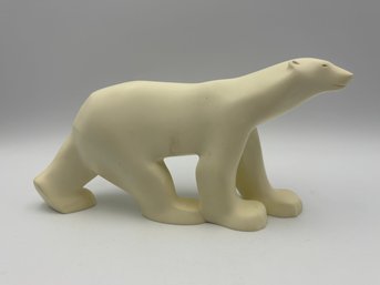 Vintage Polar Bear Sculpture Francois Pompon Metropolitan Museum Of Art MMA 1984 Reproduction 8.5'