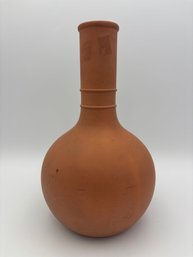 Antique 1870s Wedgwood Terracotta Terra Cotta Decanter Vase Carafe 9.5'