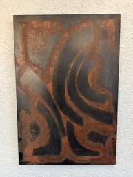 Robyn Horn 'Instability III' - 16' X 24' Rustic Steel Abstract Modern Sculpture Wall Art