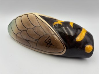 Vintage 1950s Cicada French Provenal Province Wall Pocket France Large 8'