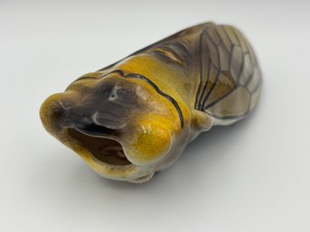 Vintage 1950s Cicada French Provenal Province Wall Pocket France Medium 6'