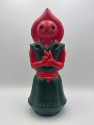 Vintage Flatwoods Monster Lantern Figure Ceramic Alien By Braxton 12.5' West Virginia