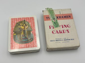 Vintage King Tut Tutankhamen Egyptian 70s Playing Cards Deck