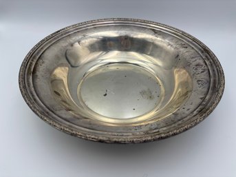 Vintage .925 Sterling Silver Large Serving Bowl - 10.75' - 396 Grams