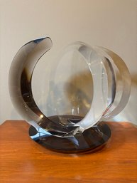 Vintage Mid Century MCM Van Teal Lucite Art Sculptures