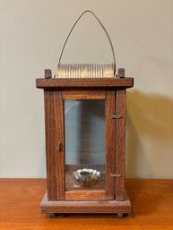 Antique Primitive Candle Lantern Folk