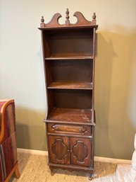 Small Antique Victorian Style Wooden Display Book Cabinet