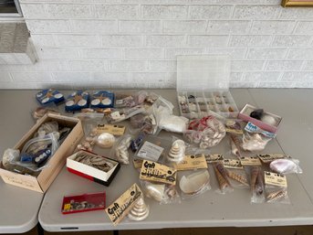 Huge Box Lot Of Hobby Lobby Decorative Sea Shells Ocean Decor Sea Stars, Etc