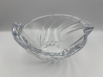Vintage Lenox Ovations Breezes Oblong 10 X 8.5 Lead Crystal Bowl
