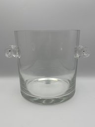 Vintage Tiffany & Co. Crystal Ice Bucket With Scroll Handles