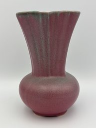 Vintage MCM Niloak Pottery Ceramic Pink Art Deco Vase 6.5'