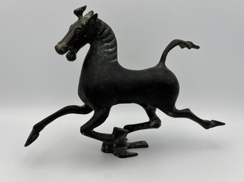 Vintage Metal Flying Horse Of Gansu Statue - 8.5' X 6'