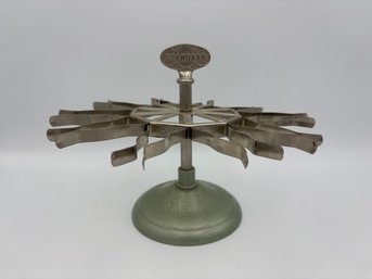 Vintage 1960s Standard Rubber Ink Stamp Holder Rotating Carousel