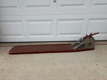 Antique Wooden Venus Rowing Exercise Machine