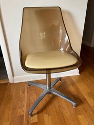 Vintage Mid Century Lucite Swivel MCM Chair