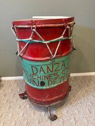 55 Gallon Barrel Drum Custom Street Instrument - 35 X 20
