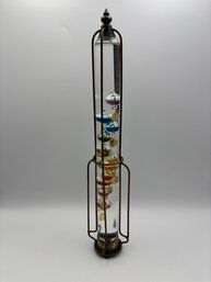 Galileo 16' Colorful Floating Glass Tube Thermometer