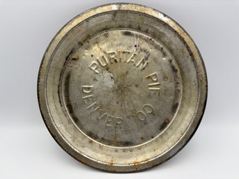 Puritan Pie Company Denver Colorado Commercial Tin Pan