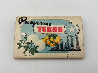 Vintage Funny Texas Matchbook Match Book Gag Gift *Adult Humor*
