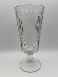 Vintage Tall 1930s Stone's Restaurant Art Deco Stone's Skyscraper 'The Tallest Glass Of Beer'