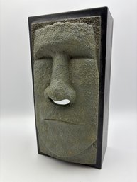 Vintage Easter Island Head Tissue Kleenex Box Holder