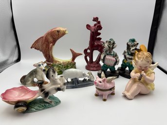 Lot Of Vintage Ceramic/Porcelain Animal Figurines
