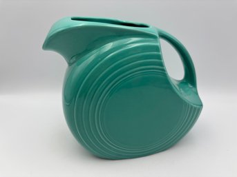 Vintage Turquoise Fiesta Ware Pitcher