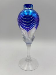 Vintage Murano Glass Hand Blown Bud Vase 7'