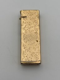 Vintage Gold Lighter Gold Tone Made In Korea
