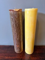 Lot Of 2 Huge Oversived 18in Candles