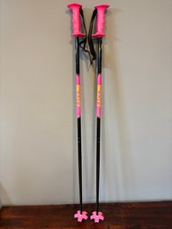 Vintage 80s Scott Neon Pink & Black Ski Poles