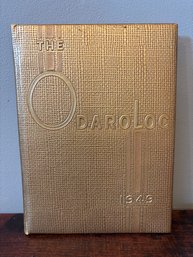 Vintage 1949 Boulder High School Year Book The Odaroloc Boulder Colorado