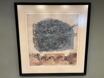Vintage 1973 Signed William Zingaro 'Cosmic Cloud' Etching With Aquatint Edition 58/175 - 32.5 X 34