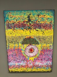 Abstract Canvas Colorful Modern Neon Art 30 X 40