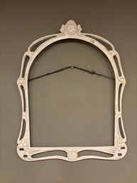 Vintage Art Nouveau Rare Cast Iron Metal Frame 26 X 20