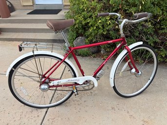 2008 Reproduction Schwinn Sid Red Coasting Shimano Automatic Sid/Nancy Bicycle Bike