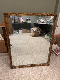Large Antique Mirror Gold Gilt Frame 28.5 X 36