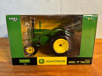 John Deere Model D Tractor 1/16 Scale By ERTLE