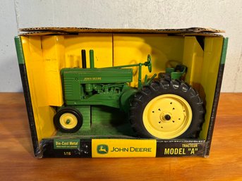 John Deere Diecast Model A Tractor 1/16 Scale By ERTL