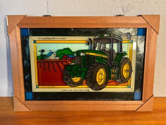 John Deere Stained Glass Vintage 1997 By Shane McHenry