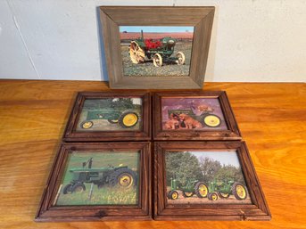 John Deere Framed Tractor Photo Lot