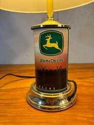 Vintage John Deere Tin Can Table Lamp 17'
